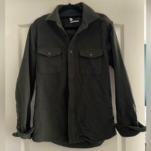 Oversized Shacket - olive green